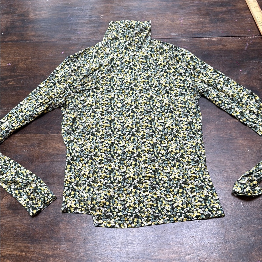 H&M Floral Print Women's Turtleneck